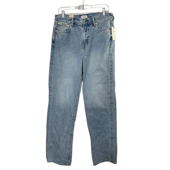American Eagle Light Rinse Slouch Jeans Women's 8 Regular NEW $128 - Picture 1 of 8